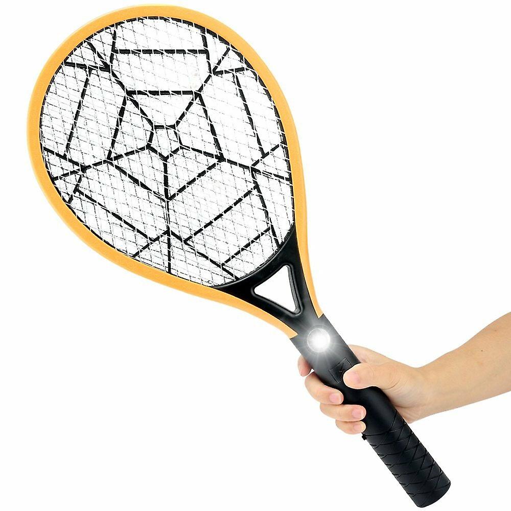 Electric Rechargeable Mosquito Swatter 3 Layer Mesh Mosquito Killer Hand Racket Pests Control With Led Light