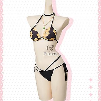 My Dress Up Darling Cosplay Costume Marin Kitagawa Cosplay Swimsuit For  Women Halloween Cosplay Tube Top Shorts Full Set | Fruugo CZ