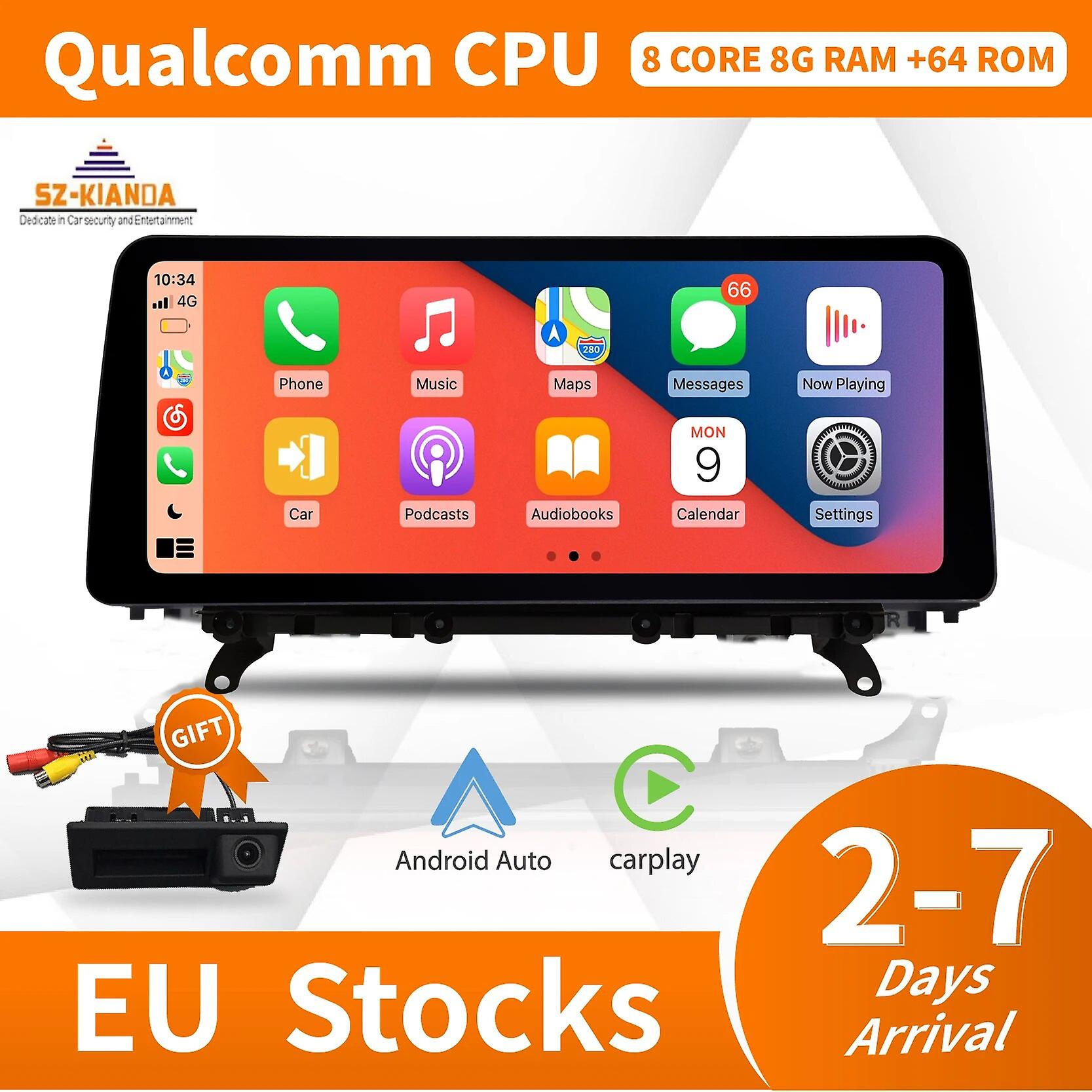 12.3 Wireless Carplay Android 12 Car Multimedia Display Screen For Bmw Series 1 2 3 4 F20 F21 F22 F30 F31 F32 F33 F34 F36 Gps