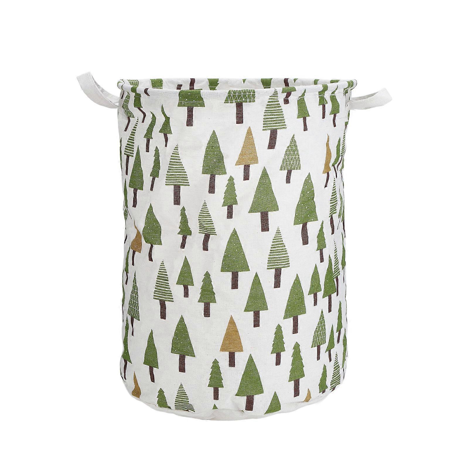 Laundry Basket Canvas Collapsible Washable Drawstring Clothes Hamper For Barber Shop