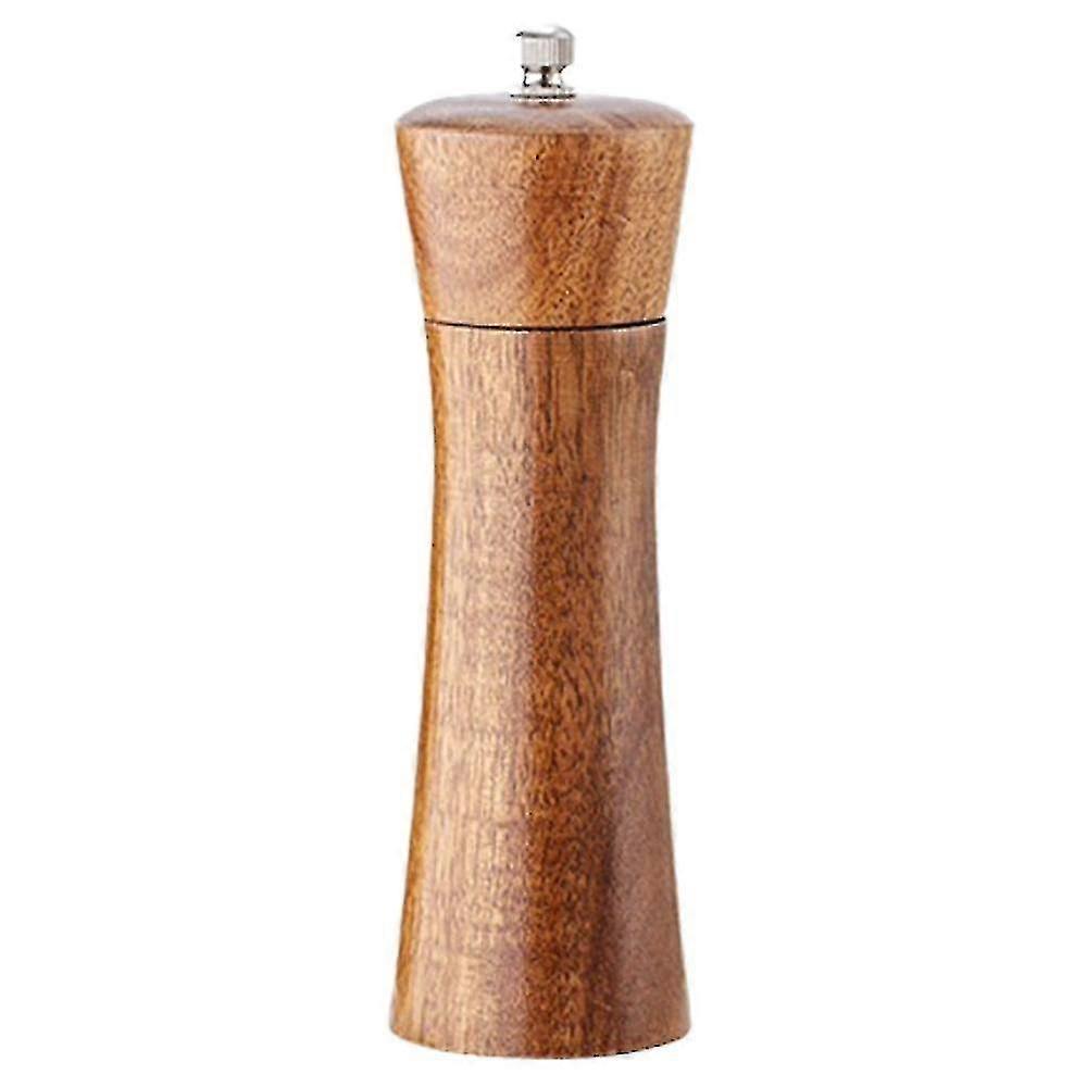 Wooden Salt And Pepper Grinder Set,refillable Tableware Acacia