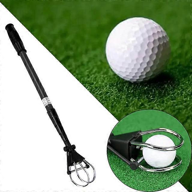 Golf Ball Pick Up Retriever Grabber Tool Putter Grip Practical