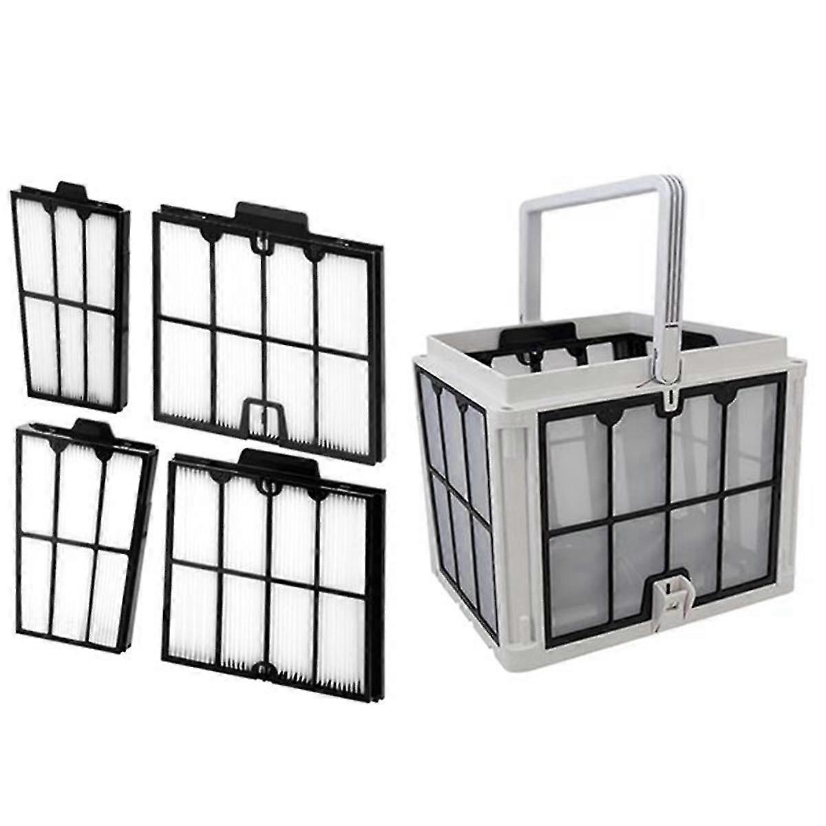 Filtres à Cartouche Plissés 9991467-R4 Pour Robot Piscine Dolphin S200 - Lot De Panneaux Filtrants - 4