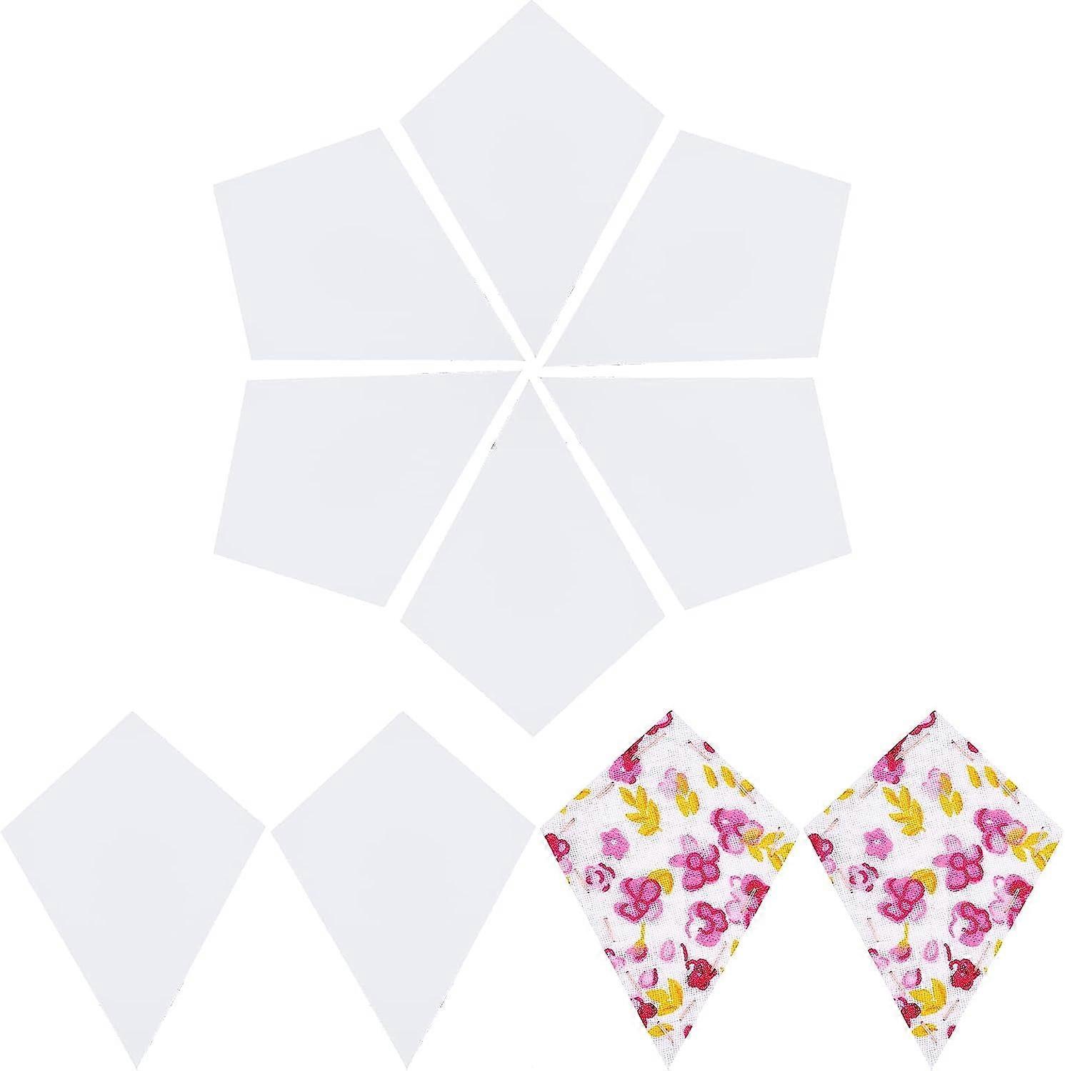 200 Pcs Trapezoid Paper Quilting Templates Handmade English Paper Piecing Trapezoid Patchwork Template