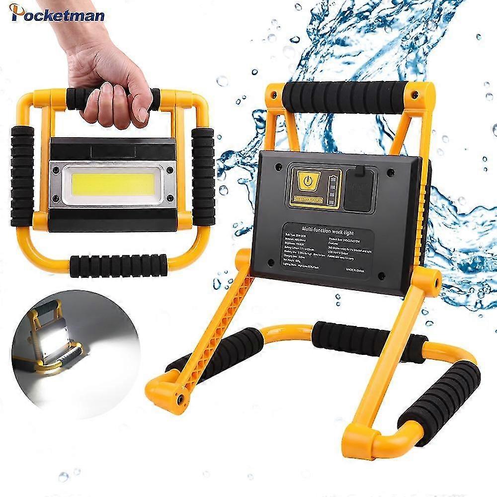 work lamp rechargeable flashlight waterproof spotlight camping portable