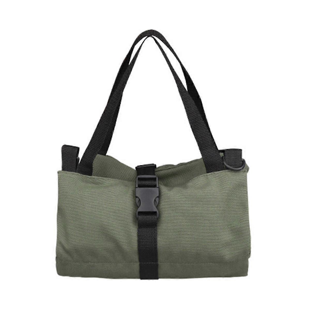Tool Storage Bag Waterproof Canvas Multifunctional Storage Tool Green