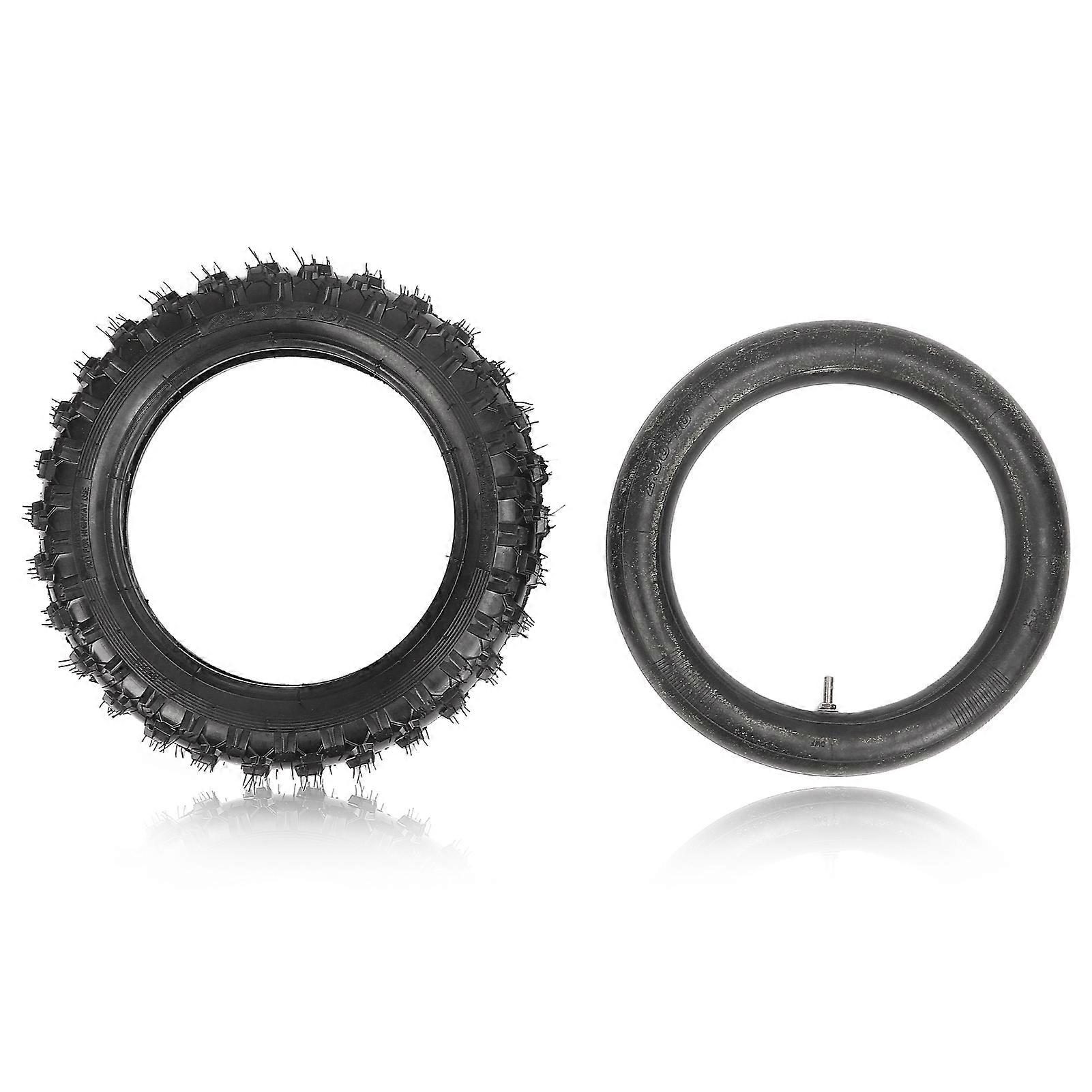 2.50x10in Ελαστικό Εσωτερικό Σετ Σωλήνα με TR13 Ευθύγραμμο Στέλεχος Βαλβίδας για 50cc 70cc 90cc 110cc Mini Dirt Pit Bike YEMAA