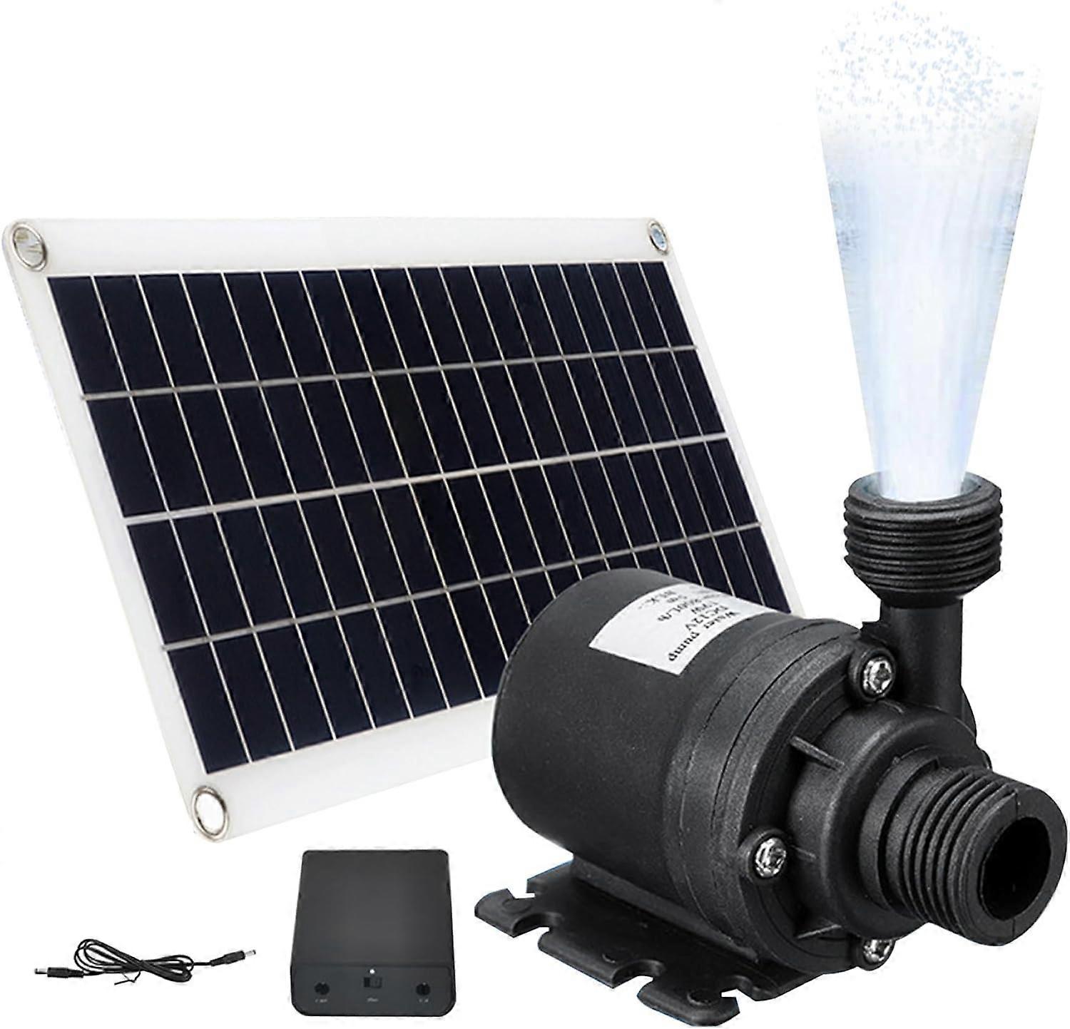 Kit pompa dell'acqua solare 18w Pompa per fontana d'acqua ad energia solare silenziosa Pompa sommergibile alimentata