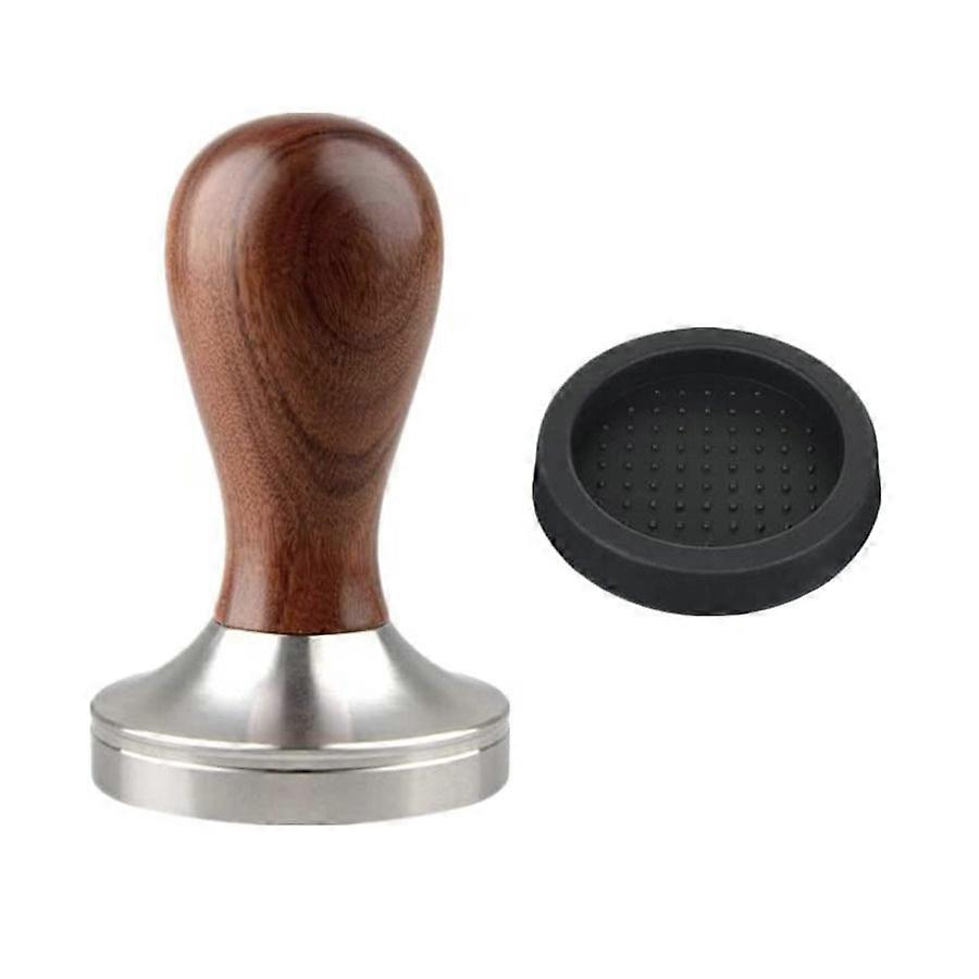 51-mm-Kaffee-Tamper, Espresso-Kaffee-Tamper mit Tamper-Matte, Kaffeepress-Tamper