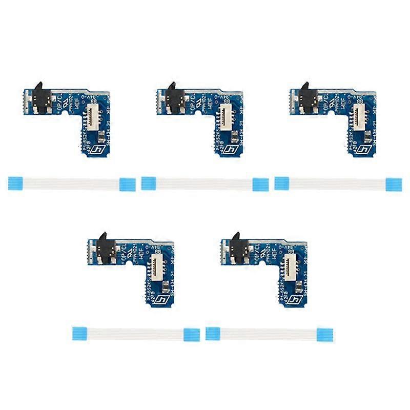 5Pcs Power Switch PCB Board Power On Off Reset Switch Board with Flex Ribbon Cable for PS2 SCPH 700