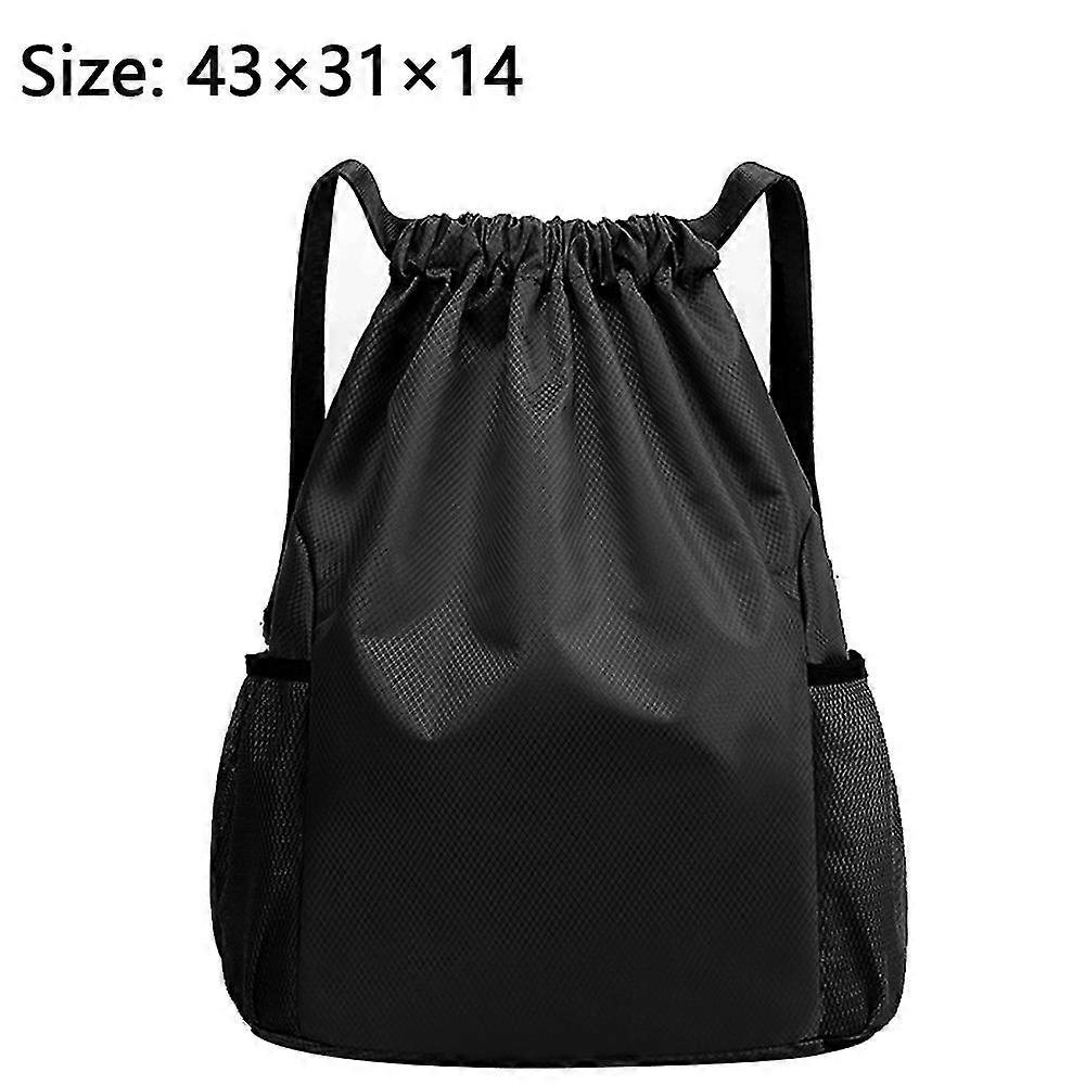 Backpack String Bag Sackpack Water Resistant Nylon For Gym