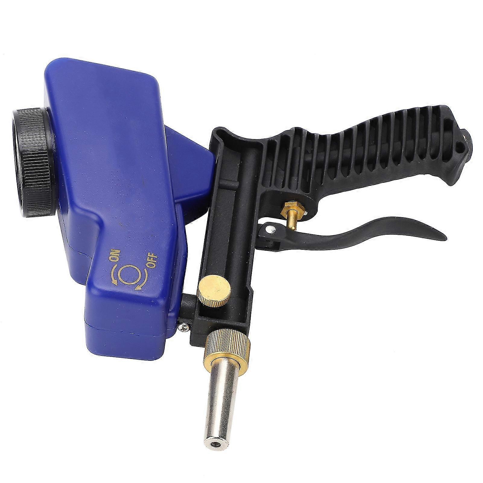 Gravity Feed Sandblasting Gun Handheld Air Blaster Tool 70-150 PSI 6000RPM
