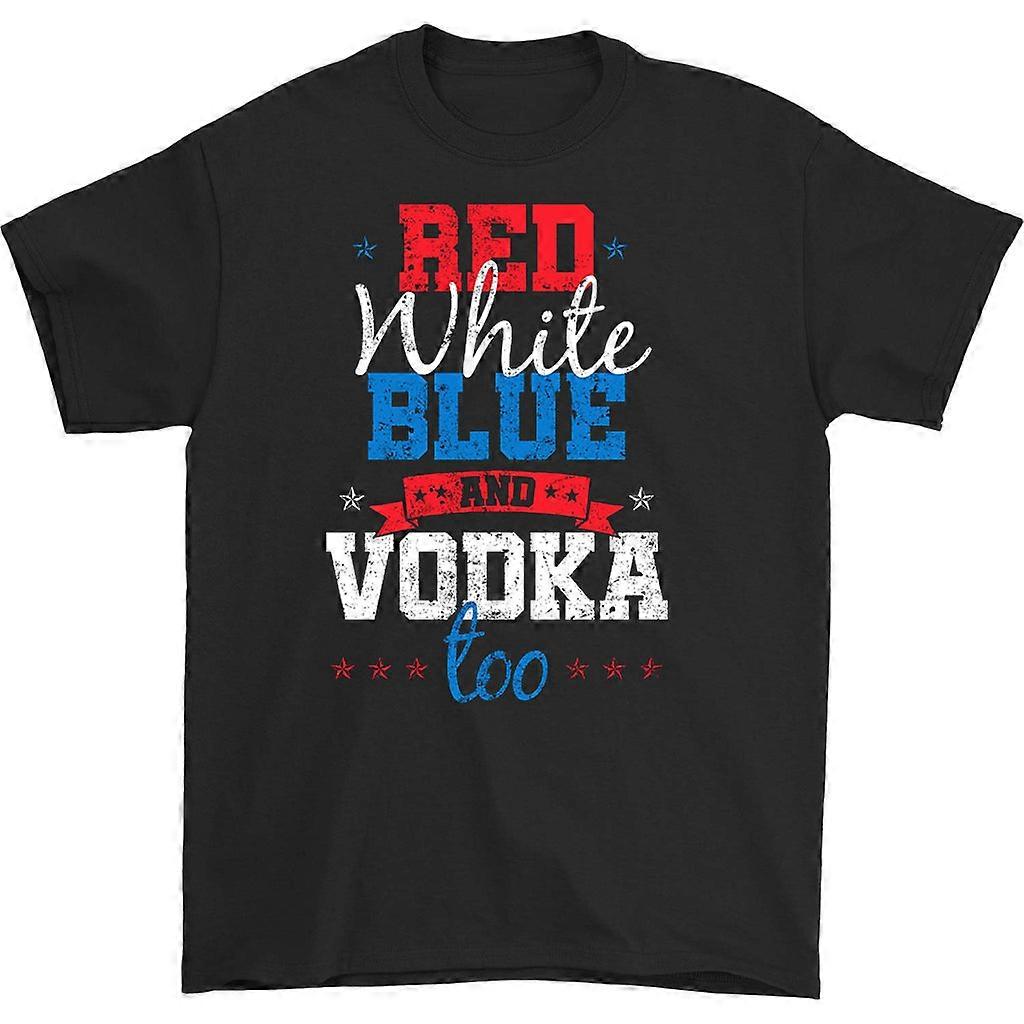 Red White Blue And Vodka Too T-shirt