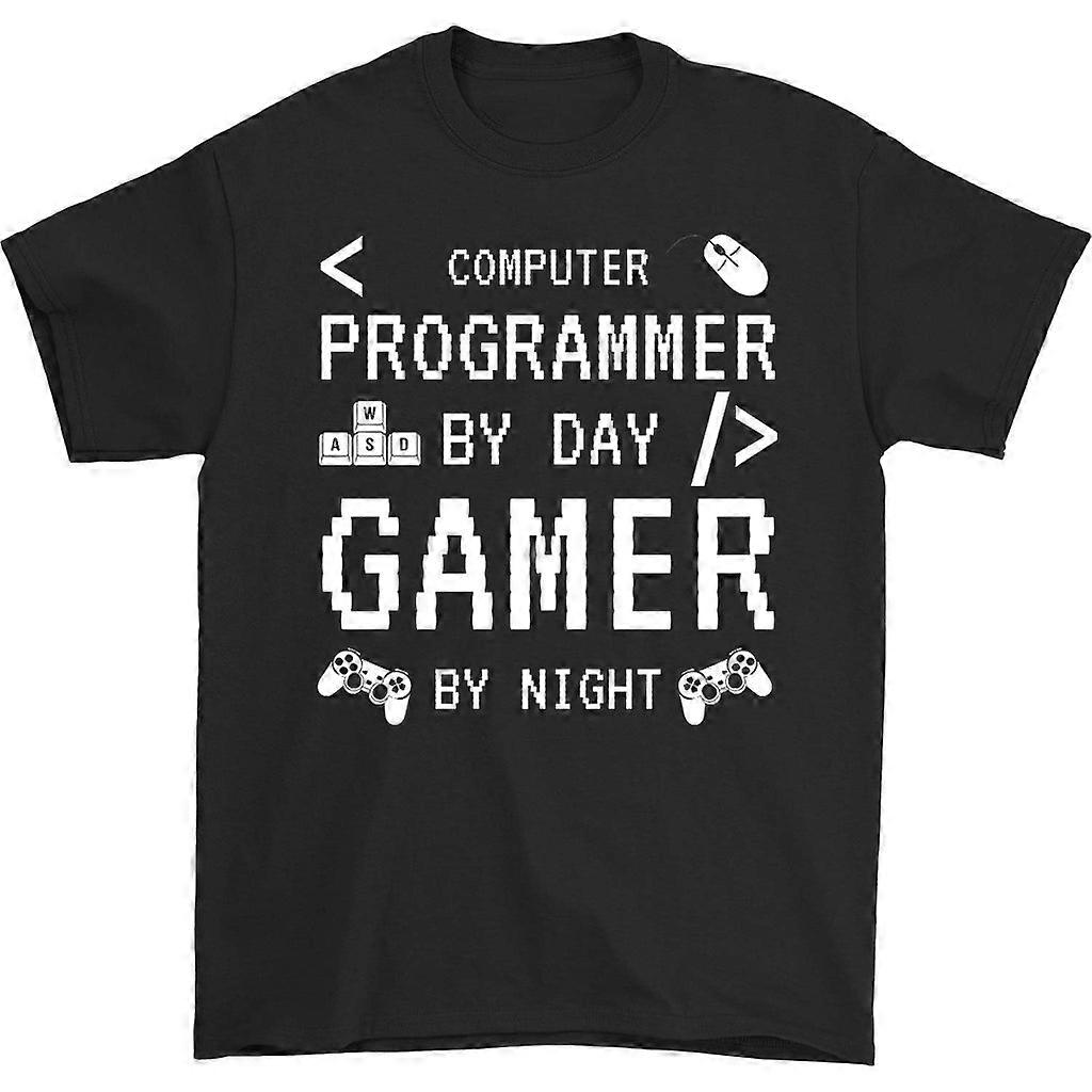 Computer Programmer By Day Gamer By Night T-shirt