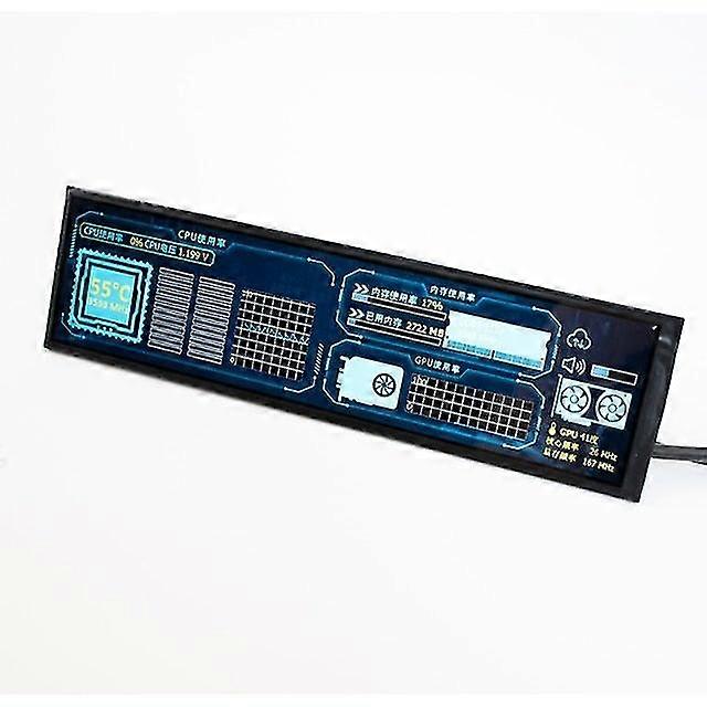 1920*480Hd ips screen temperature control dynamic display desktop aida64