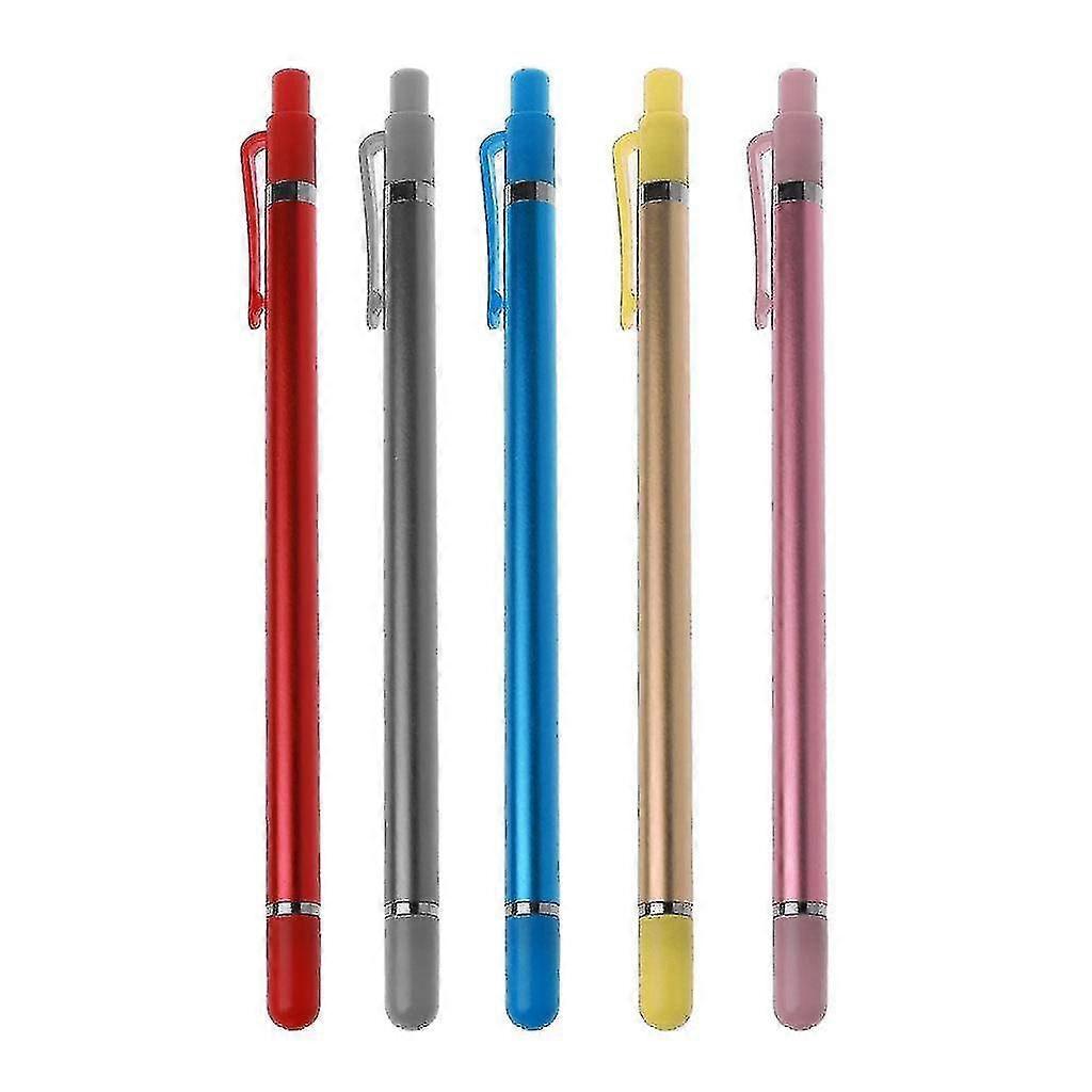 fiber capacitance touch handwriting note drawing pen with pen clip double head handwriting pen touch