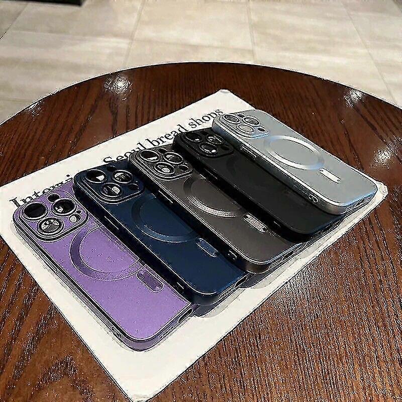Case Compatible For Iphone Magnetic Shockproof Silicone Cover