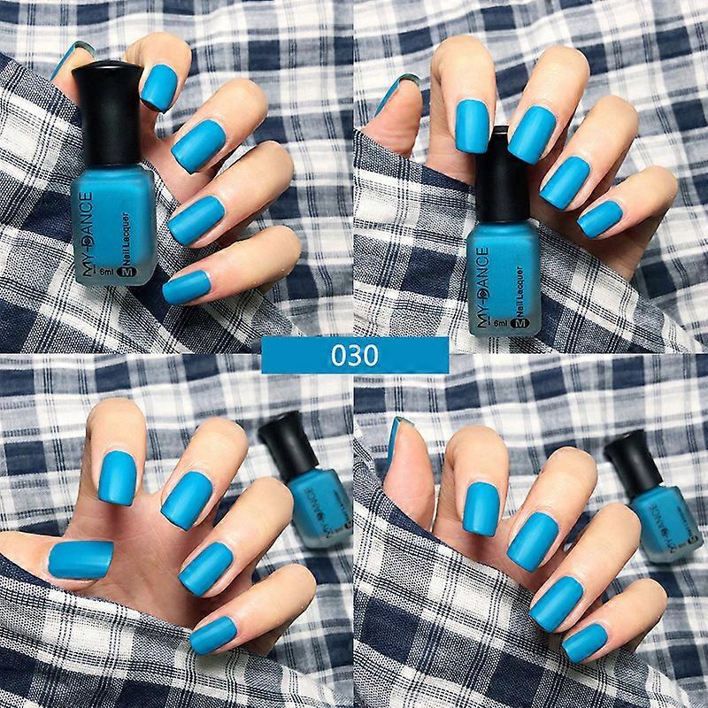 Femmes Matte Vernis à ongles DIY Art Longue Durée Satin Manucure Mode Non toxique