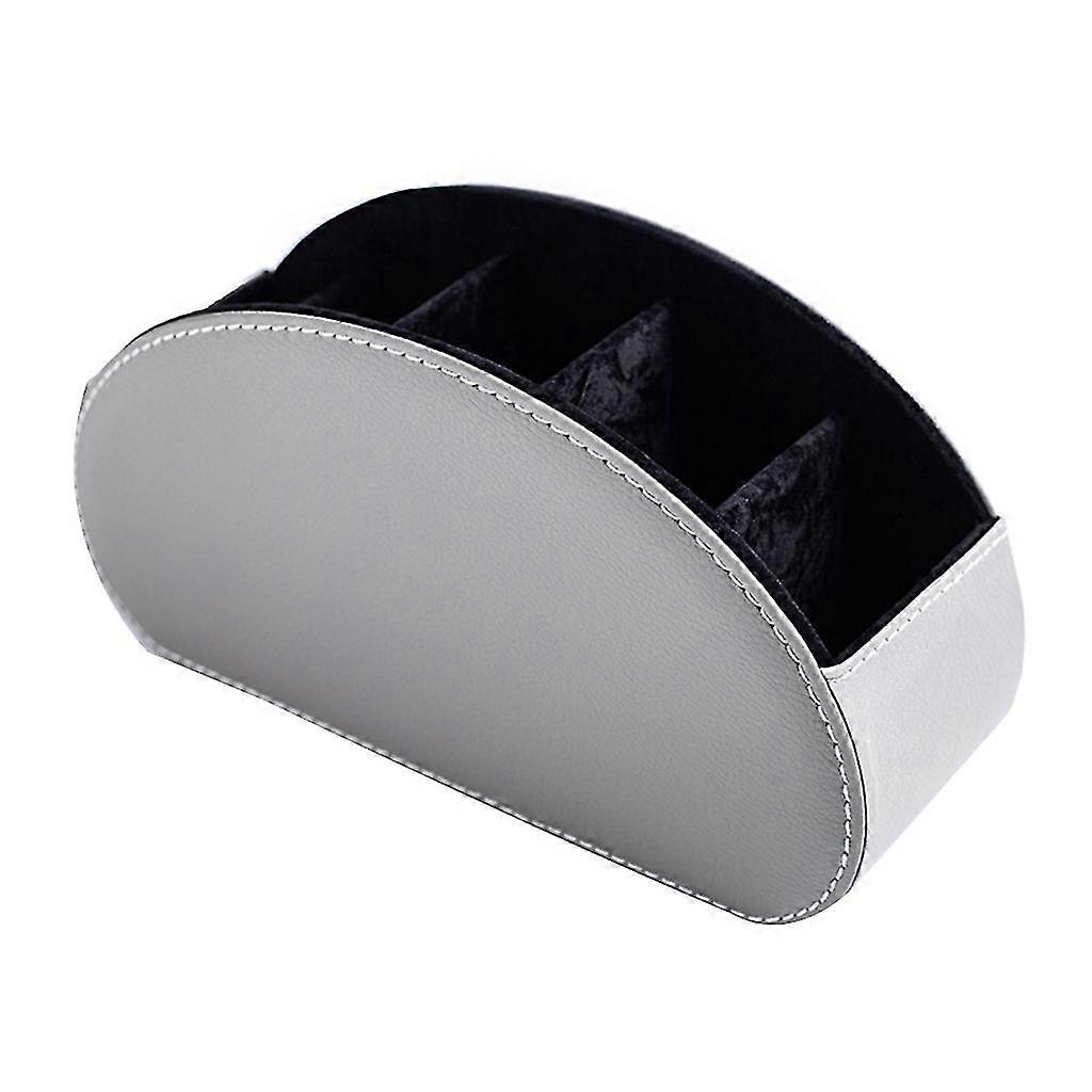 Remote Control Holder with 5 Compartments TV Remote Storage Box Tray Desktop