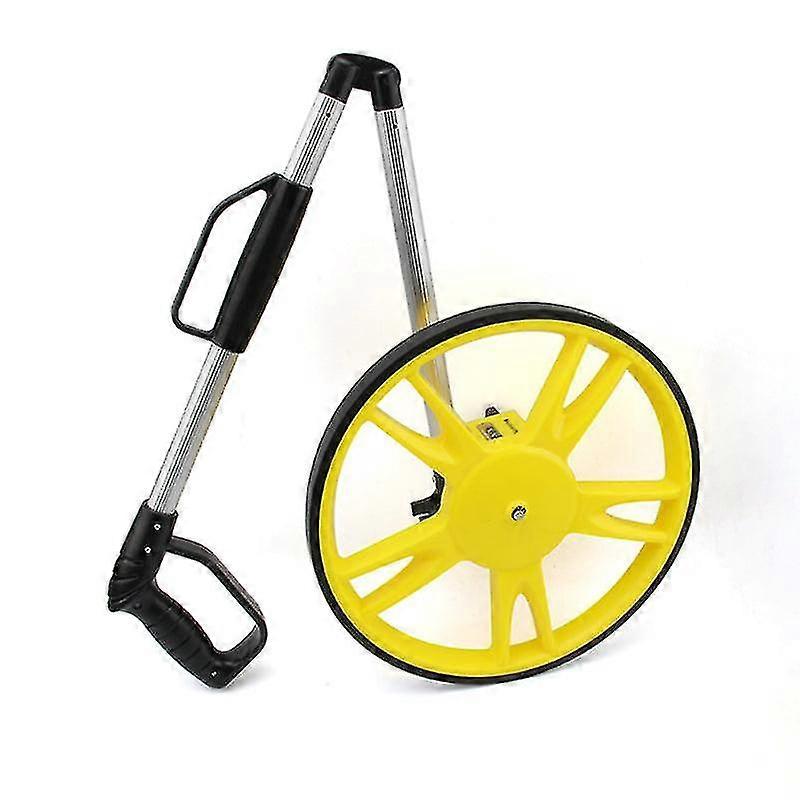 Portable 0~9999.9m Distance Measuring Wheel Hand-push Roller Type Mechanical Measuring Tools For Road Outdoor Playground