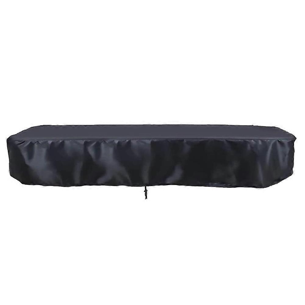 8ft Billiard Pool Table Cover with Drawstring Durable Waterproof Table Cover for Rectangle Table, Black