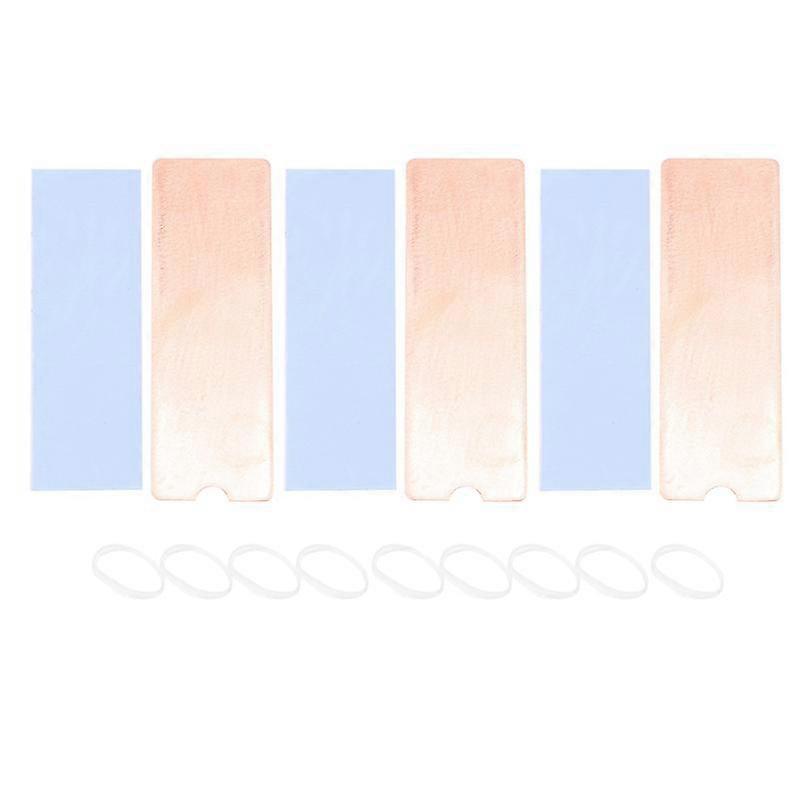 3Pcs M.2 SSD Heat Sink NVME NGFF M.2 2280 Solid State Pure Copper Heatsink Thin Cooler Radiator 0.5