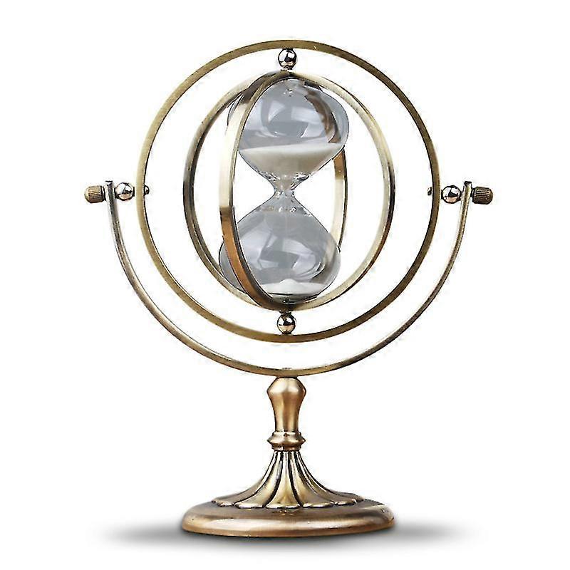 Metall Sanduhr Timer Glas Timer Sandglas Eine Stunde Vintage Wohnzimmer