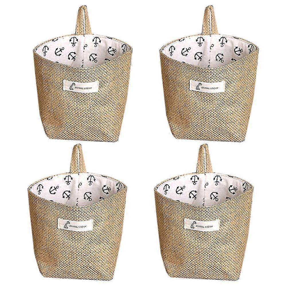 Non Woven Organizer Foldable Organizer Basket Bags (4 Pack)
