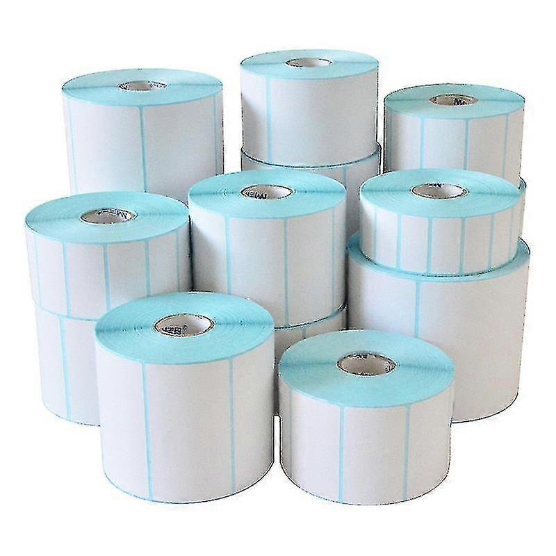 Adhesive Thermal Label Sticker Paper - Supermarket Price Blank Barcode Label-40x70mm-550pcs-