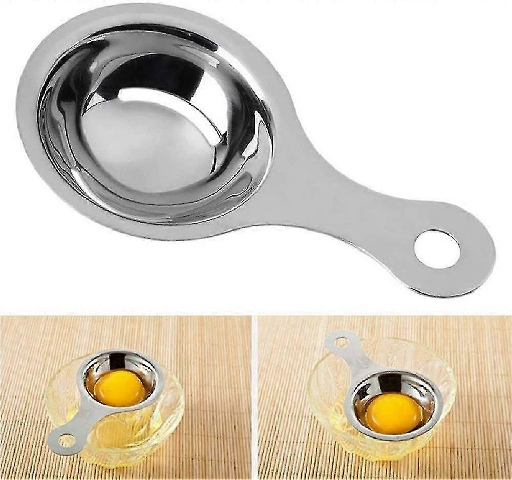 Egg Yolk Separator Steel Separator White Egg Strainer Device Kitchen