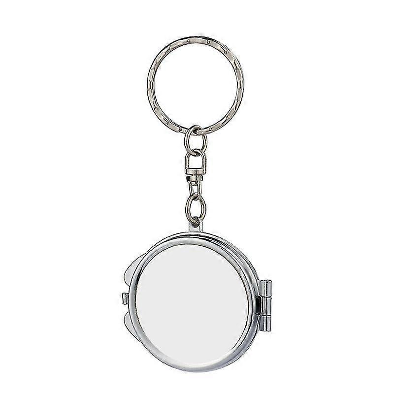Mirror Pendant Keychain Sublimation Blank Pendant For Diy Keychain Craft