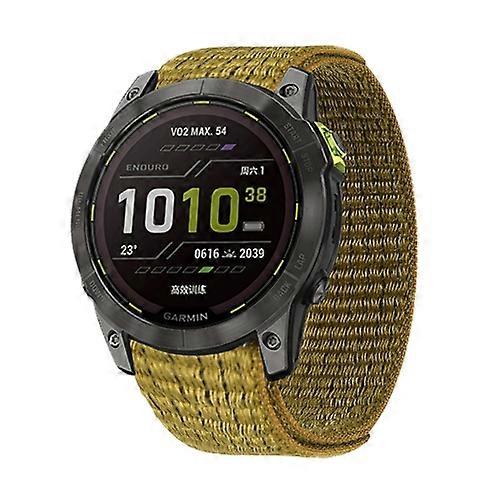 For Garmin Fenix 7 Hook And Loop Fastener Nylon Watch Band