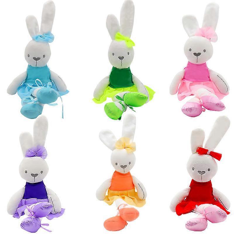 Stars Short Plush Rabbit Plush Toy Animal Multiple Colors.