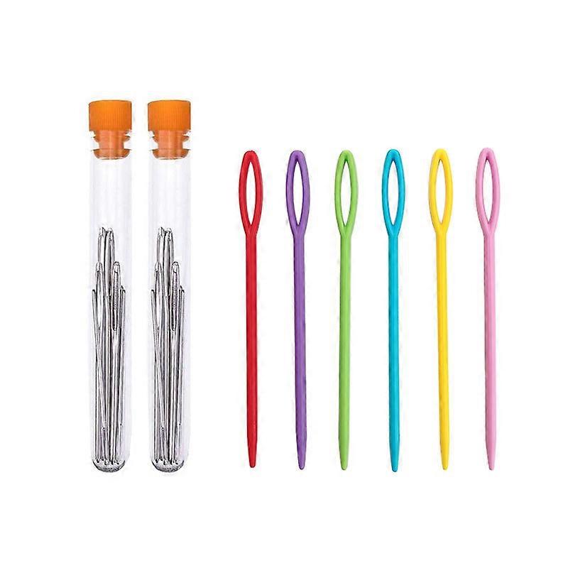 plastic sewing needles and repair needles foam needles big eyes