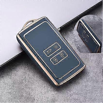 Ren-Ault Arkana Smart Key 4-Button Car Key Shell Case Compatible with Ren-A