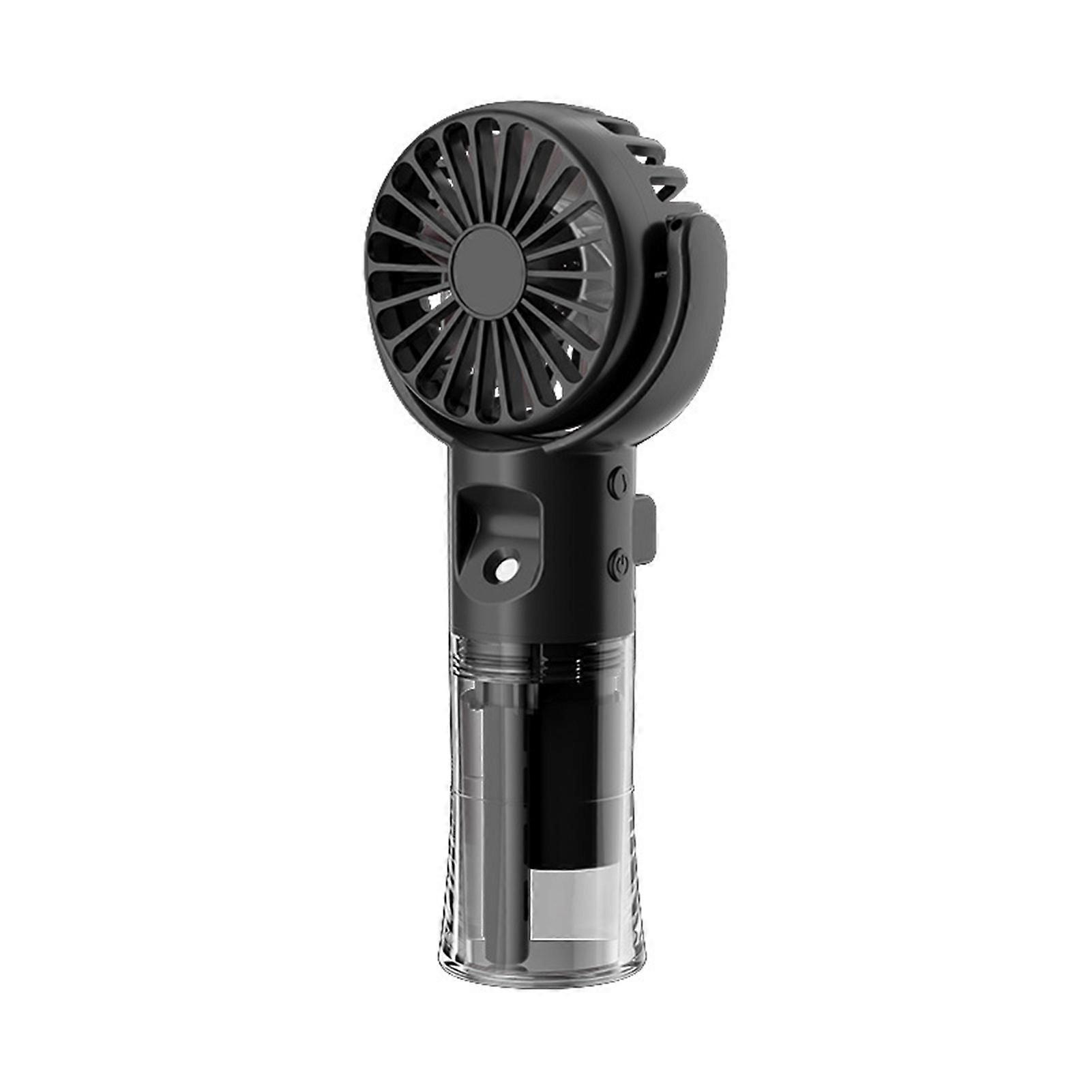 Handheld Spray Fan USB Rechargeable Adjustable Summer Personal Water Mist Fan Portable Travel Outdoor Pocket Mini Cooling Fan