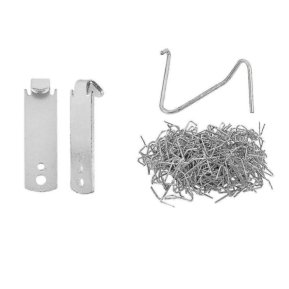 Post Wire Fence Clips & Wire Twister Tool For Building Or Repairing Fences 200 Fence Post Clips & 2 Clip Bender Tools