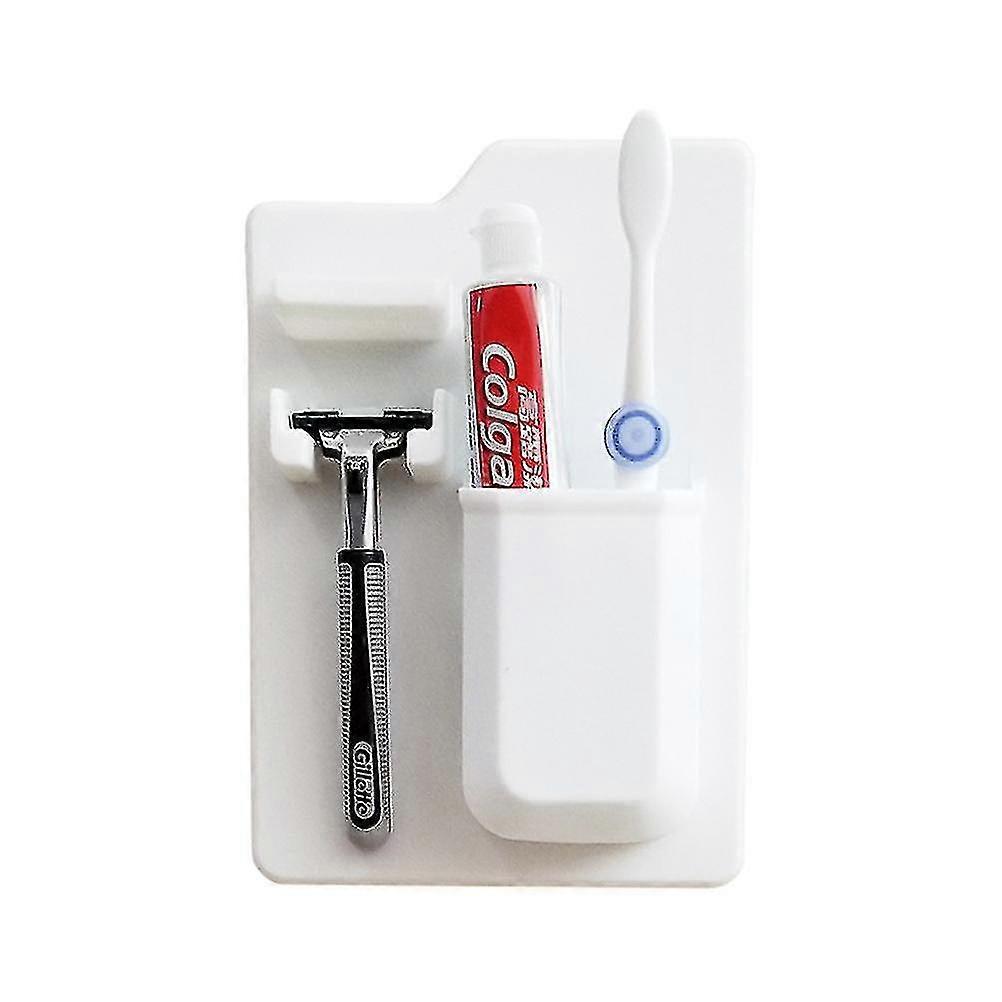 Wall-mounted Toothbrush Rack, Brushes Holder Self-adhesive Rack