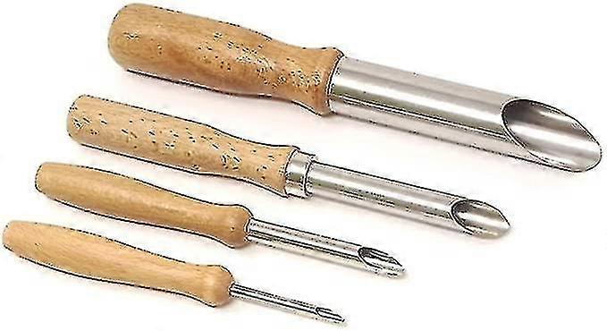 4-piece Clay Hole Cutters For Pottery