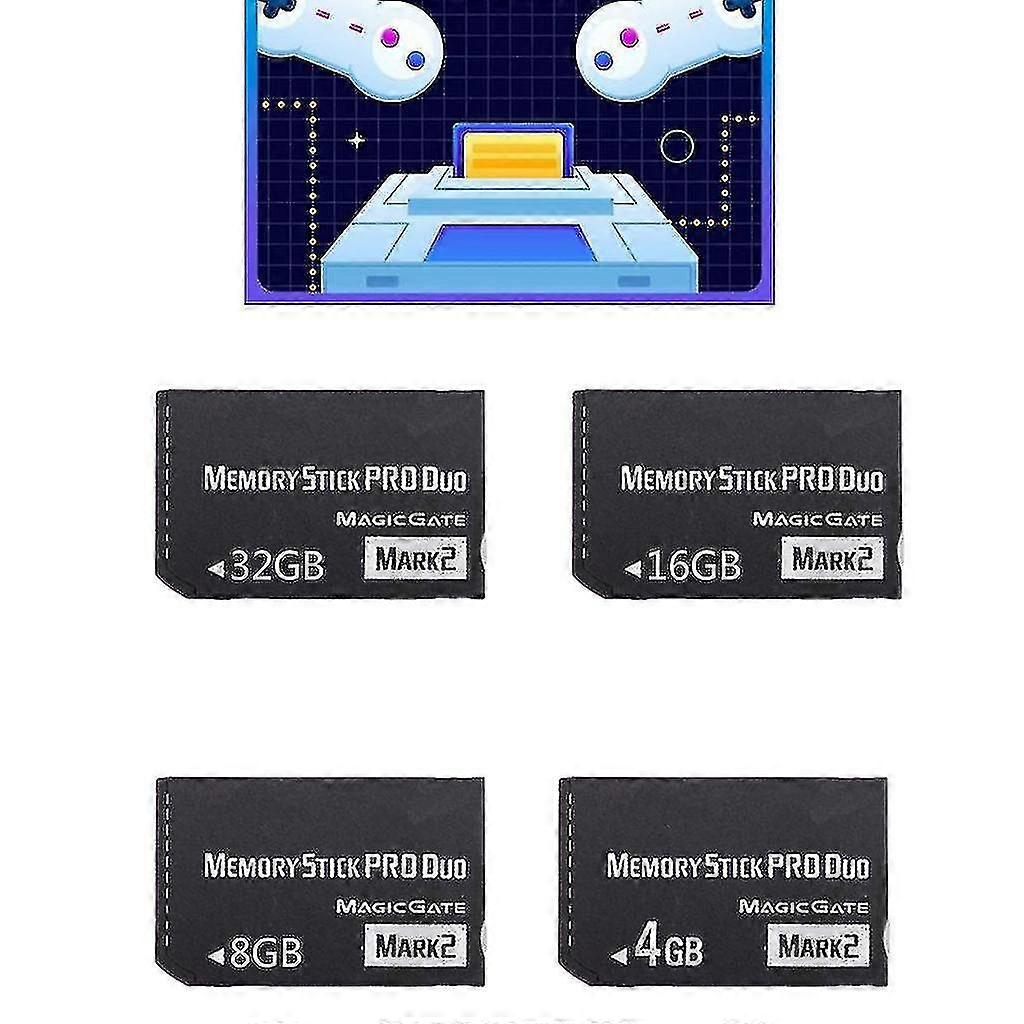 Karty do gier Memory Stick Pro 4gb/8gb/16gb/32gb Ms Pro Duo Memory High Capacity