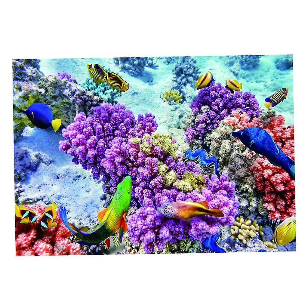 Practical Aquarium 3D Fish Tank Background Poster Fish Background  XXL