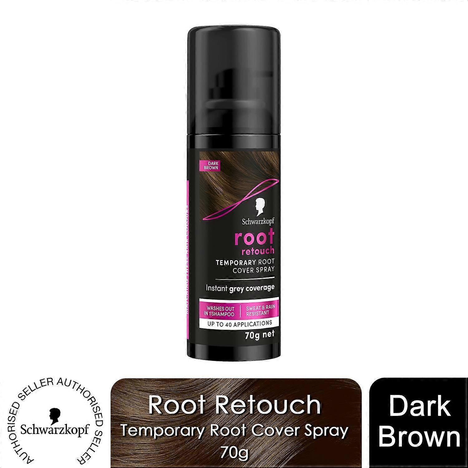 Schwarzkopf Root Retouch Temporary Root Cover Spray Dark Brown 70g