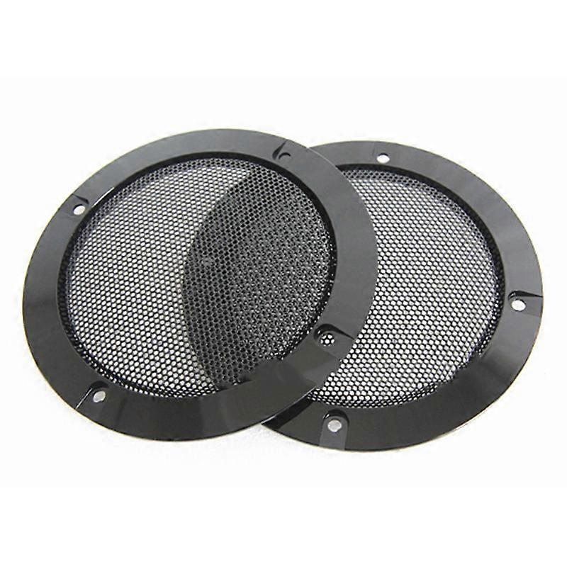 2Pcs 4 Inch Speaker Speaker Grille Speaker Replaceable Round Speaker Protection Grille