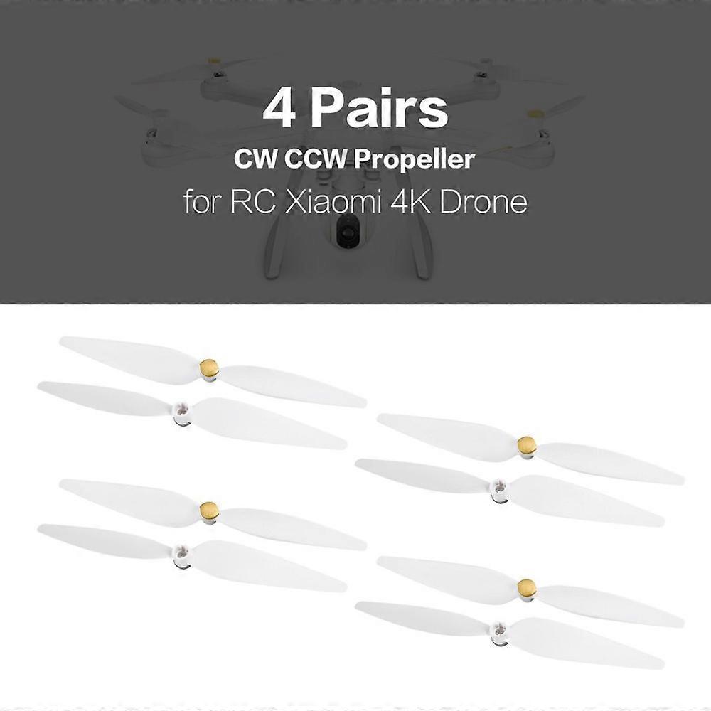 10 -inch propeller for RC Xiaomi 4K drone, pairs, white blade