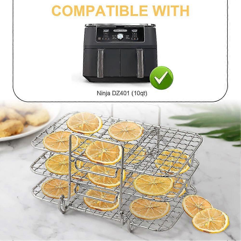 Rack For Ninja Dual, Multi-layer Food Dehydrator Rack Toast Grill ...