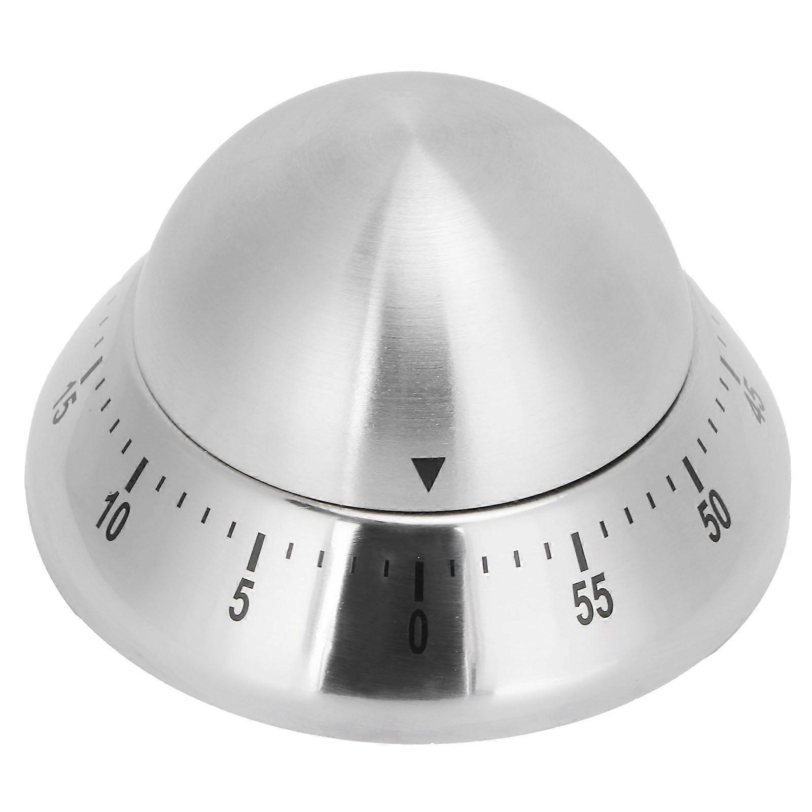 Stainless Steel Mechanical Timer - Kitchen CookingReminder - Set Time with No Batteries