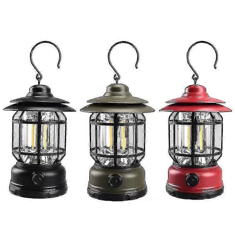 Przenośne lampy kempingowe w stylu retro Profesjonalne oświetlenie namiotowe na zewnątrz - JA