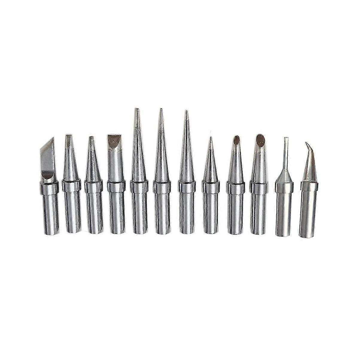 12pcs Replacement Soldering Iron,et Tips For We1010na Wes51 Wesd51 Pes51 Wep70 Soldering Tips