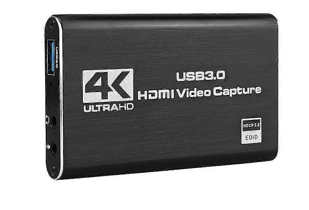 4K HDMI To USB 3.0 Audio Video Capture Card 1080P 60FPS For Game Live Streaming