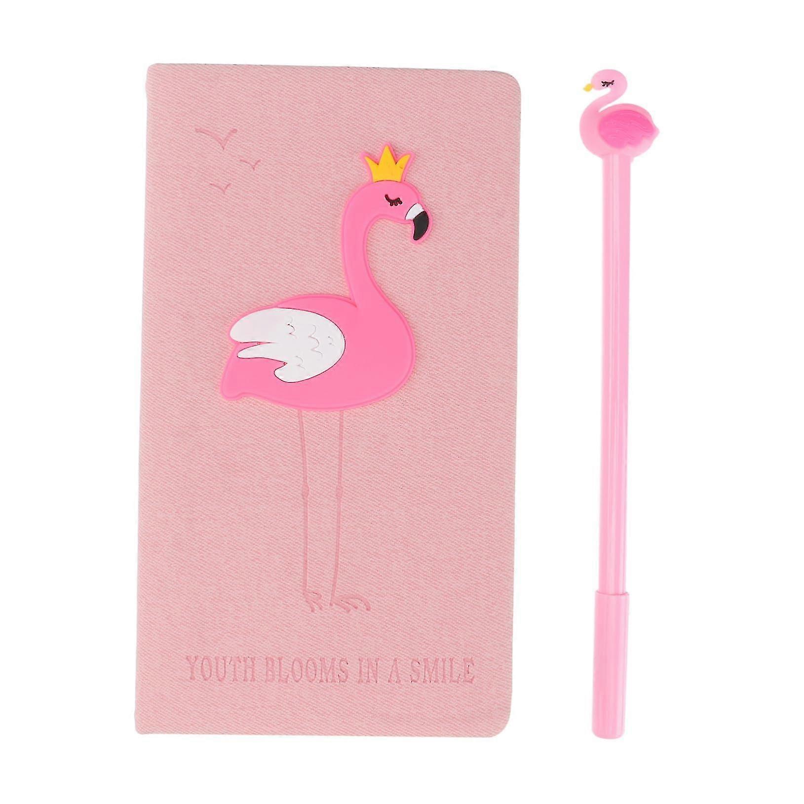 Pink Notebook Flamingo Notebook Notebooks And Pen Notebooks For Gifts Girl Heart Small Prize Lovers